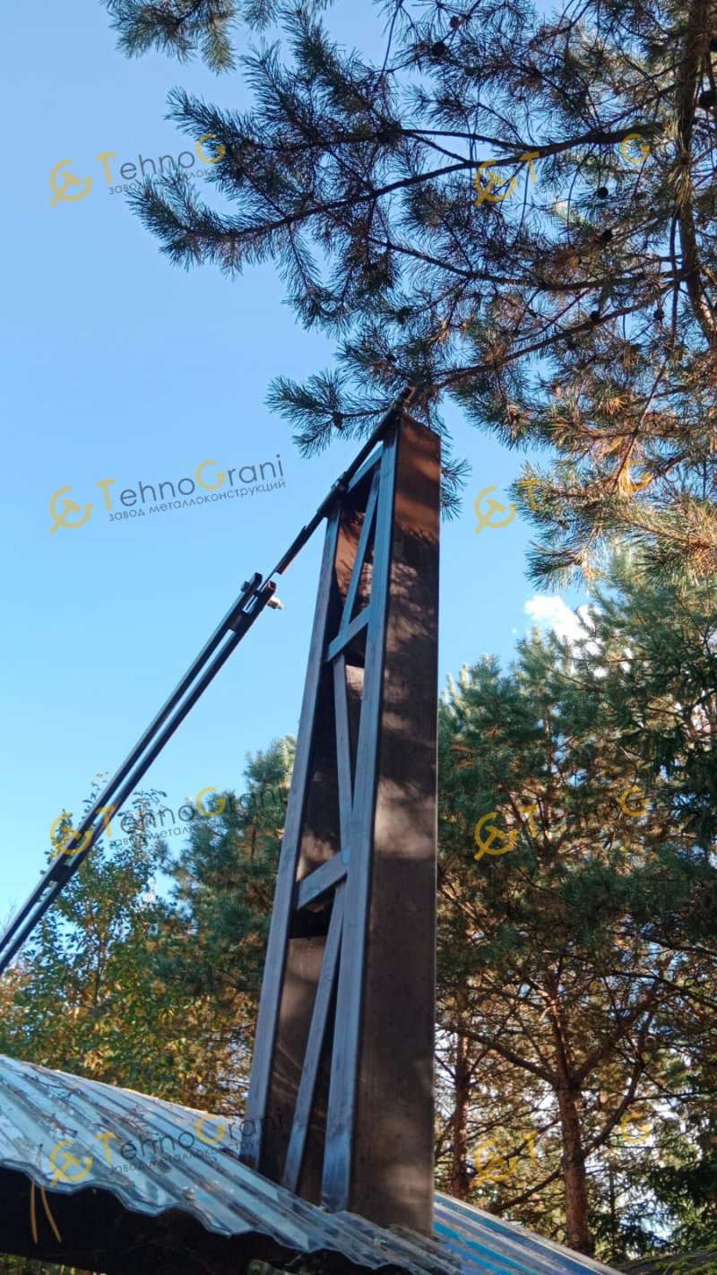 Консольный навес из поликарбоната
